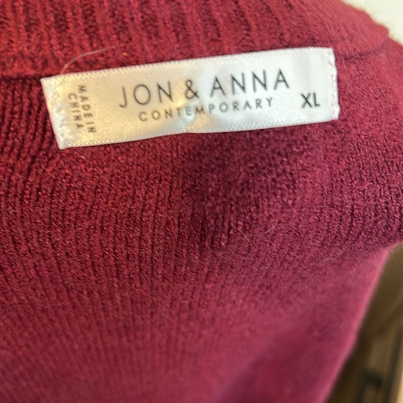 🟠Jon & Anna Maroon Sweater XL - Picture 4 of 4
